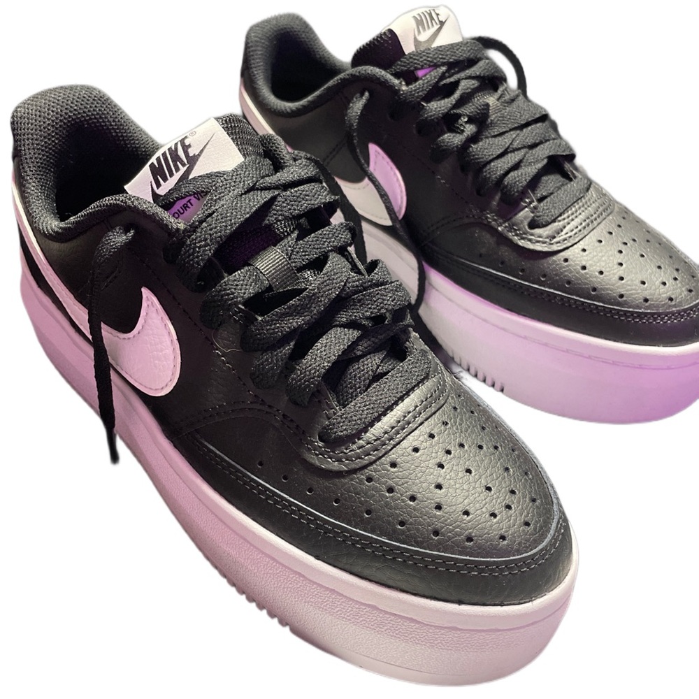 Nike Black and Pink Athletic Shoes